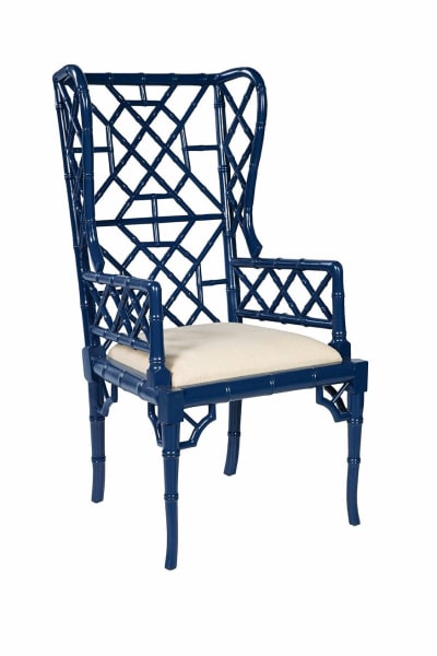 Regency - Wingback Chair - Blue