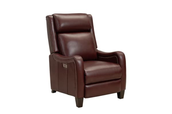 Taylor - Power Recliner With Power Recline, Power Headrest - Cabernet
