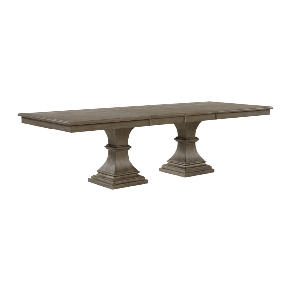 Kings Court - Rectangular Dining Table With Leaf - Gray