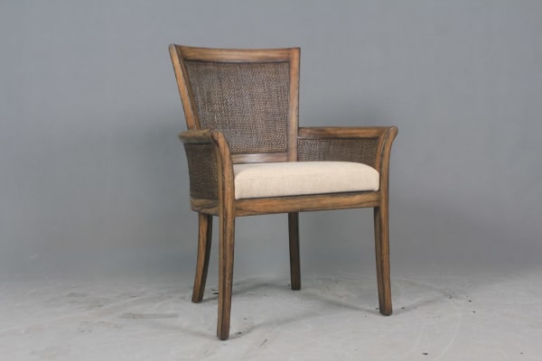 Langley - Arm Chair - Dark Brown