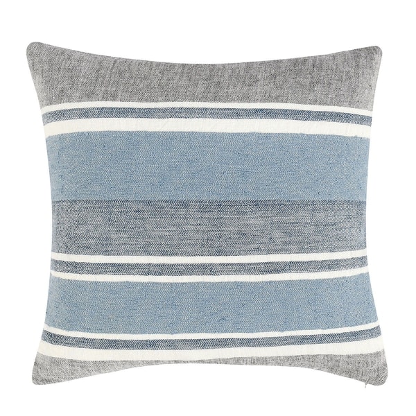 Stillness - ST Lima Pillow - Capri Blue/Dark Gray