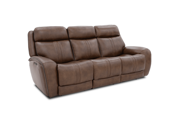 Marlen - 3P Sofa (Zero Gravity, Drop Down Table) - Venetian-Tobacco, Kona-Eclipse (W)