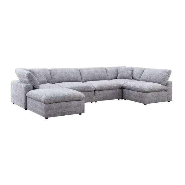 Cloud 9 - Modular 6 Piece Living Room Set - Zaftag Dove