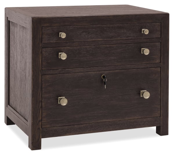 Driftwood - Three Drawer Chest - Burnt Timber