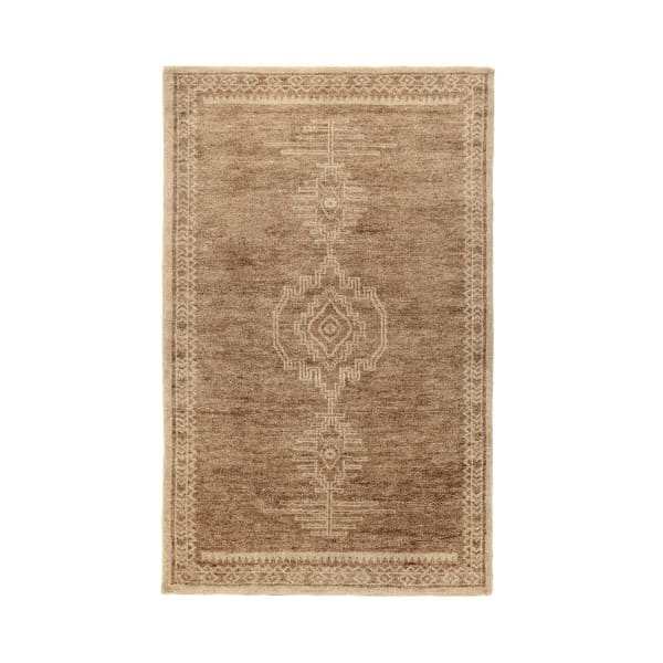 Luxor - 10' x 14' Cairo Hand-Knotted Rug - Desert Brown
