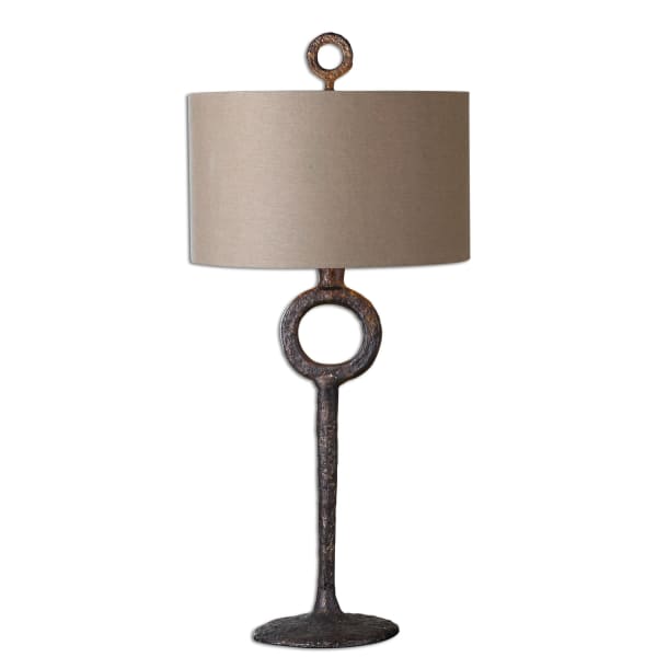Ferro - Cast Iron Table Lamp - Dark Brown