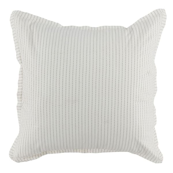 Karina - Euro Sham - Ivory Gray