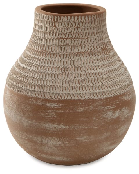 Reclove - Distressed White - Vase - 10"