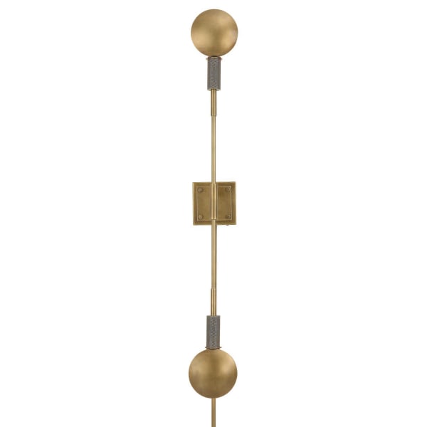 Polar - 2 Light Sconce - Light Antique Brass