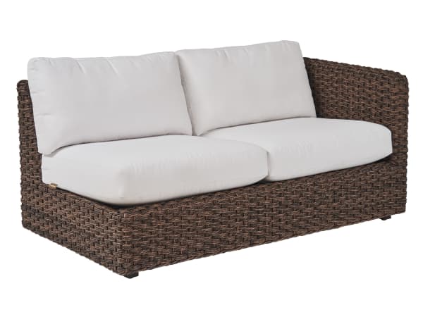 Kilimanjaro - Raf Loveseat - White / Dark Brown