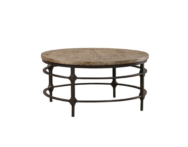 Coldiron - Round Coffee Table - Light Brown