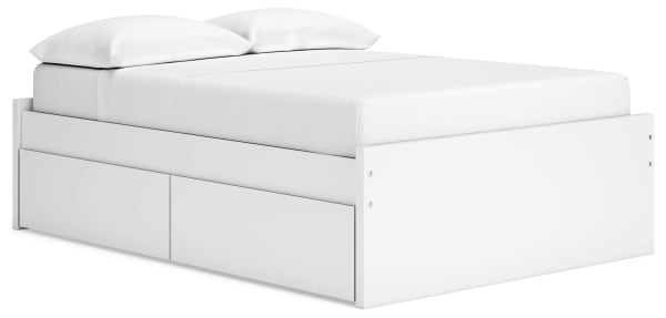 Onita - Full Platform Bed With 2 Side Storage - White