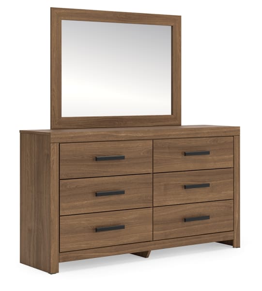 Broachmyn - Dresser And Mirror - Auburn