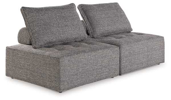 Bree Zee - 2-Piece Outdoor Sectional - Brown