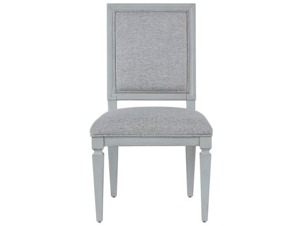 Summer Hill - French Gray - Woven Accent Side Chair