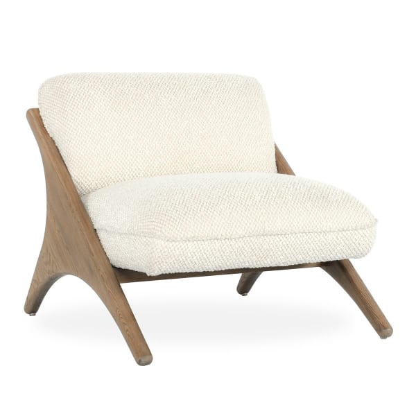 Georgia - Accent Chair - Light Beige/Natural