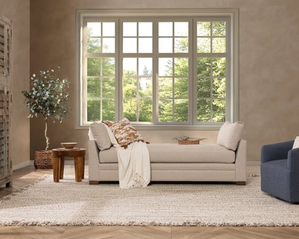 Audrey - Upholstered Daybed - Dawn Brown