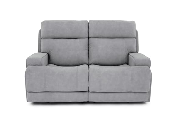 Ashbee - Loveseat With Power Headrests, Zero Gravity And 3" Footrest Extension - Dolphin