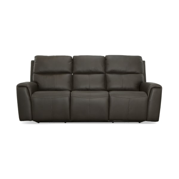 Jarvis - Power Reclining Sofa With Power Headrests - Mica