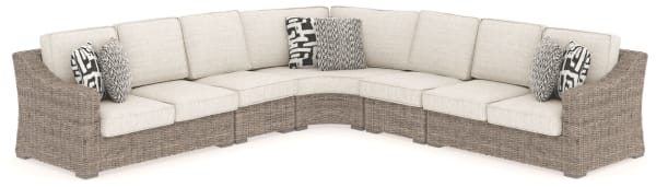 Beachcroft - Beige - 5 Pc. - Sectional Lounge