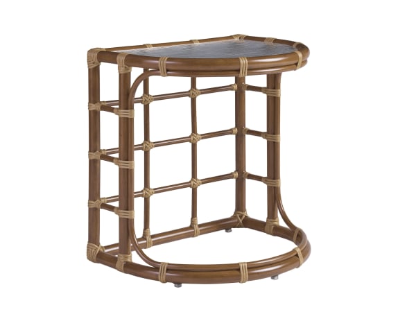 Sandpiper Bay - Demilune End Table - Dark Brown