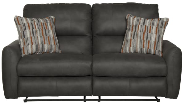 Dorian - Reclining Loveseat - Charcoal