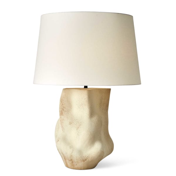 Grotto - Table Lamp - Brown / White