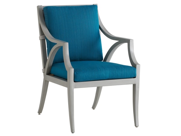 Silver Sands - Arm Dining Chair - Pearl Silver