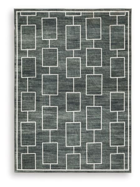 Elderland - Black / Gray - Washable Medium Rug