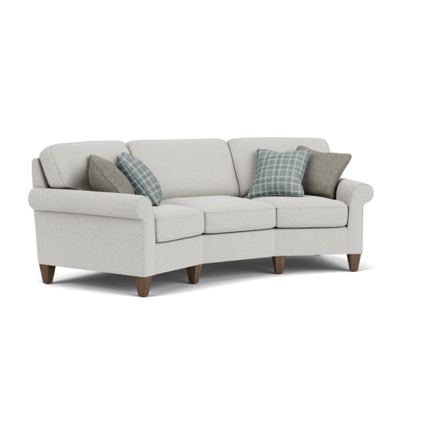 Westside - Fabric Conversation Sofa - Light Gray