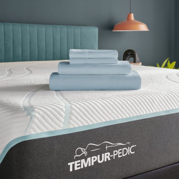 Linens - Tempur Classic Cotton Sheet Set - Sleepy Blue - Queen