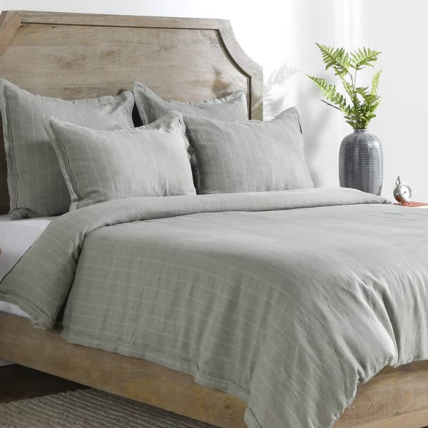 Monaco - Queen Duvet - Sage