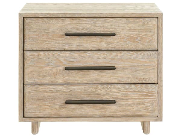 Modern - Three Drawer Nightstand - Desert