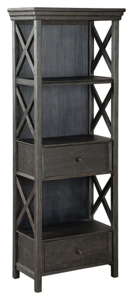 Tyler - Black / Gray - Display Cabinet