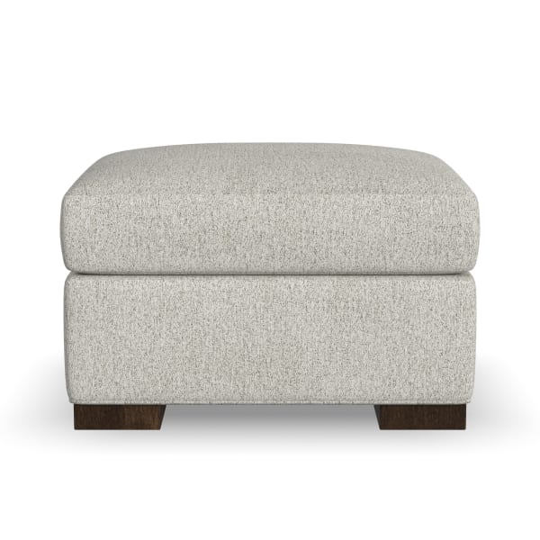 Jasper - Stationary Ottoman - White