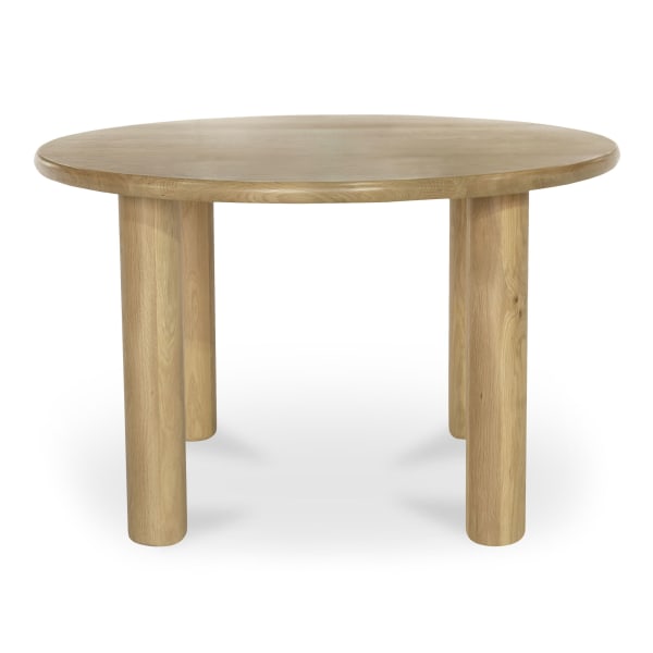 Milo - Round Dining Table - Natural Solid Oak