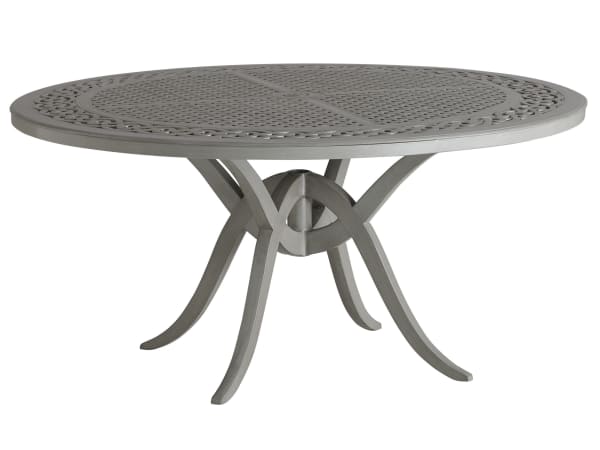 Silver Sands - Round Dining Table - Pearl Silver