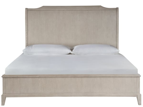 Coalesce - Silva Queen Platform Bed - Pearl Silver