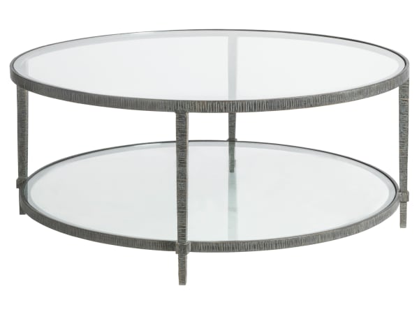 Metal Designs - Claret Round Cocktail Table - Black