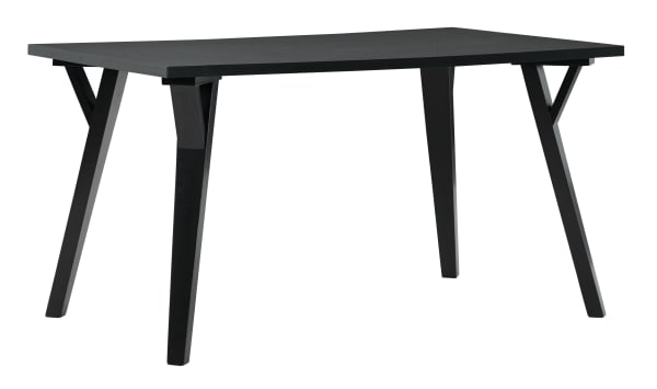 Otaska - Black - Rectangular Dining Room Table
