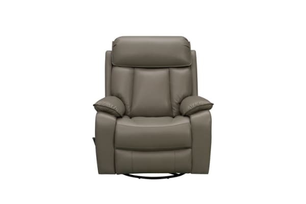 Mac - Swivel Glider Recliner - Smokey Gray