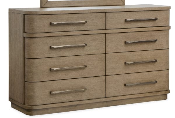 Thorne - Double Drawer Dresser - Amber Brown