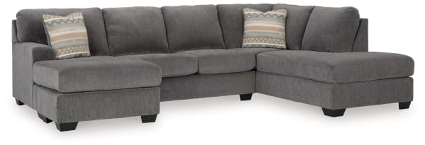 Glynn-cove - Iron - 2-Piece Sectional With Raf Corner Chaise