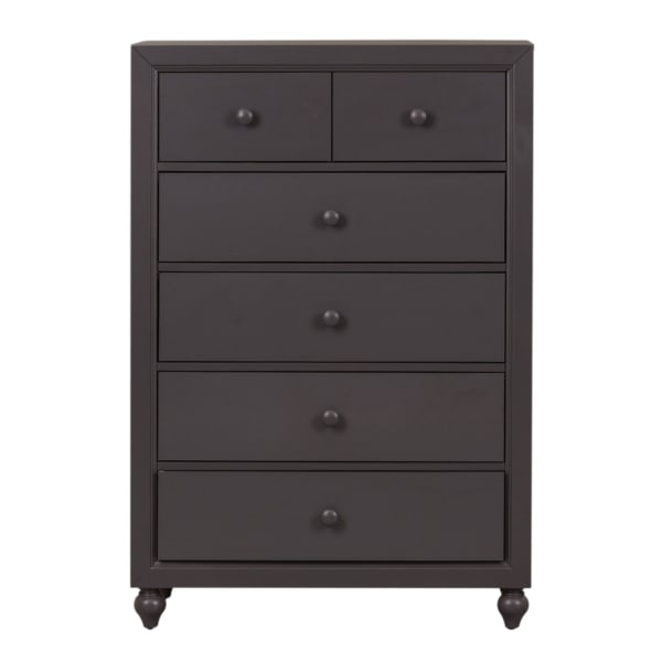 Cottage View - 5 Drawer Chest - Dark Gray