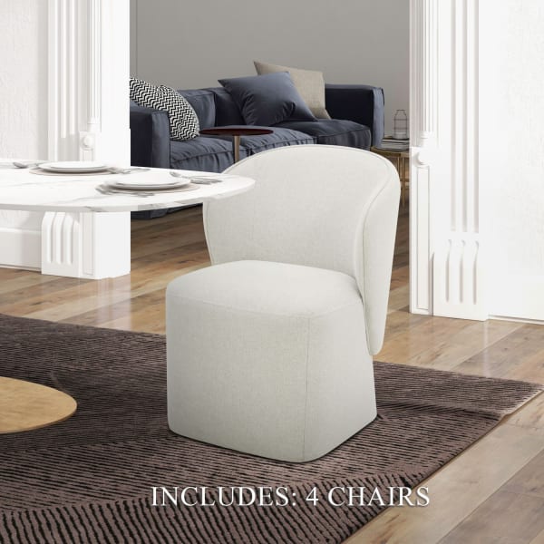 Accent Dining - Accent Dining Chairs (Set of 4) - White