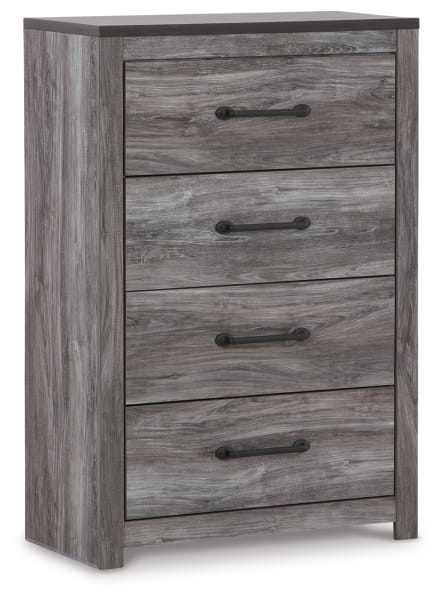Bronyan - Four Drawer Chest - Dark Gray