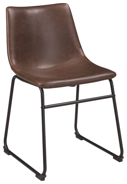 Centiar - Brown/black - Dining Uph Side Chair (2/cn)