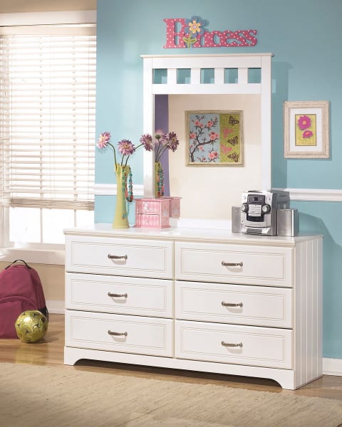 Lulu - White - Dresser, Mirror