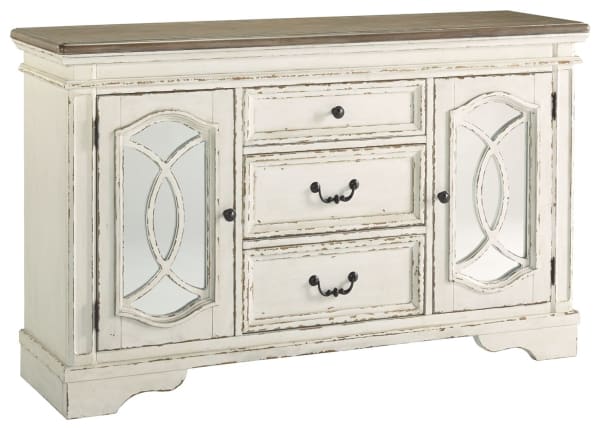 Realyn - Chipped White - Dining Room Server