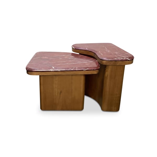 Abi - Nesting Coffee Table - Levante Marble